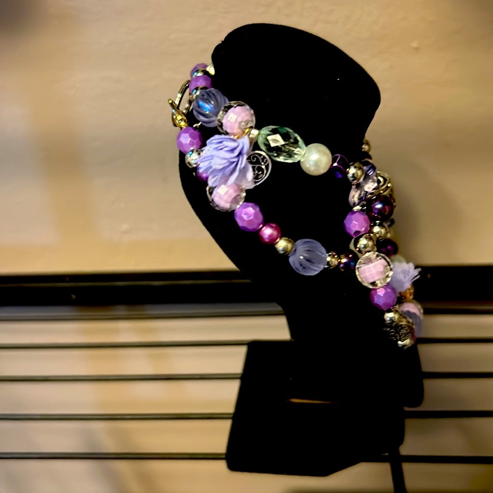 Handmade luxury beaded necklaces w sterling silver accents